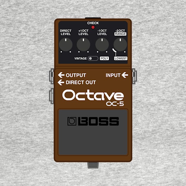 Boss OC-5 Octave Guitar Effect Pedal by conform